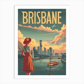 Brisbane Australia Art Print