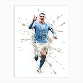 Phil Foden Manchester City Art Print