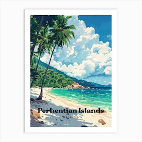 Perhentian Islands Malaysia Travel Art Art Print