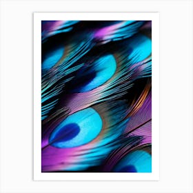 Peacock Feathers 2 Art Print