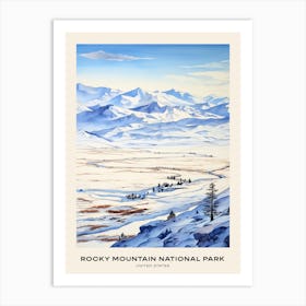 Rocky Mountain National Park United States 4 Poster Art Print