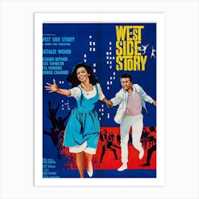 West Side Story, Wall Print, Movie, Poster, Print, Film, Movie Poster, Wall Art, Art Print