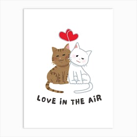 Love In The Air Art Print