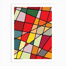 Abstract Mosaic Art Print