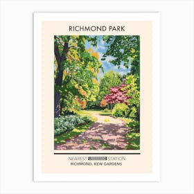 Richmond Park London Parks Garden 1 Art Print