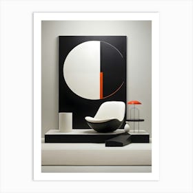 Modern Abstract Minimalistic Art 25 Art Print