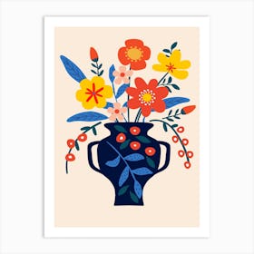 Vase Of Flowers 3 Art Print