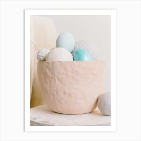 Easter Bowl Art Print