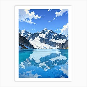 Mountain Lake Art Print