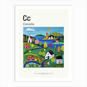 Kids Travel Alphabet  Canada 4 Art Print