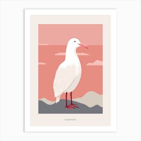 Minimalist Albatross 1 Bird Poster Art Print