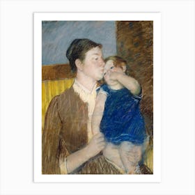 Mother’S Goodnight Kiss (1888), Mary Cassatt Art Print