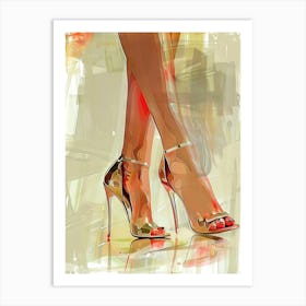 High Heels Canvas Print Art Print