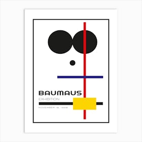 Baumaus Exhibition Art Print