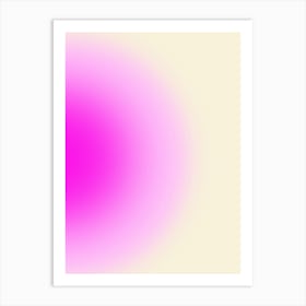 Pink Blob Art Print