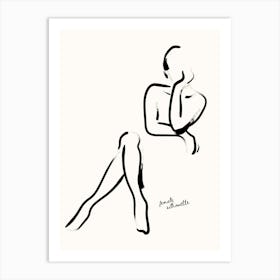 Woman Sitting 2 Art Print