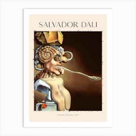 Salvador Dali - Portrait of Picasso Art Print