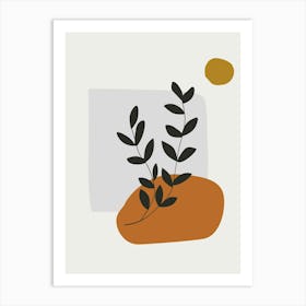 Abstract Plant Art Print