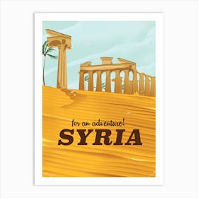 Syria Art Print