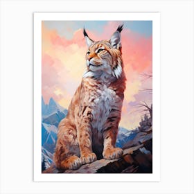 Lynx art Art Print