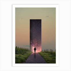 Star Path Art Print