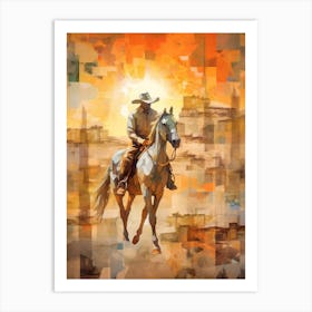 Rustic Cowboy Art Print