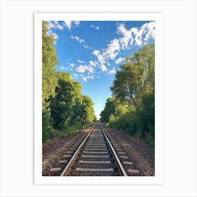 Train Tracks Art Print