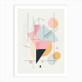 Abstract Geometric Pattern 16 Art Print