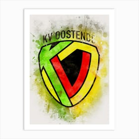 Kv Oostende 3 Art Print