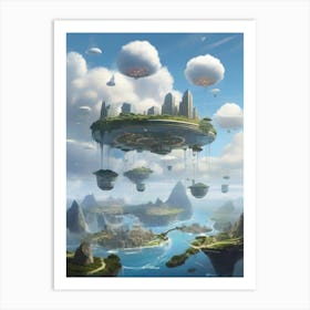 Futuristic Skyscraper Art Print