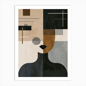 Abstract Woman Canvas Print Art Print