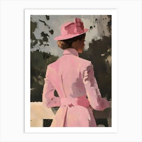 Lady In Pink 4 Art Print