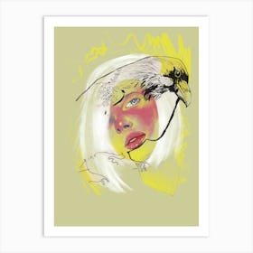 Bird Face 2 Art Print