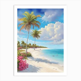 Beach Scene 6 Art Print