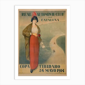 Real Automóvil Club De Cataluña, Copa Tibidabo Art Print