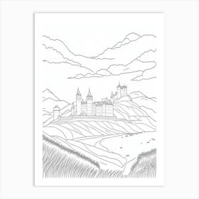 Castle On The Hill 1 Art Print