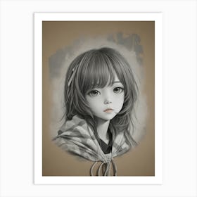 Anime Girl 2 Art Print