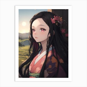 Demon Slayer Nezuko Kamado (151) Art Print