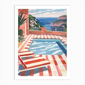 Pool By The Sea Poster