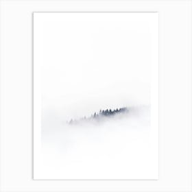 Foggy Forest Art Print