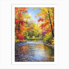 Autumn River 2 Art Print