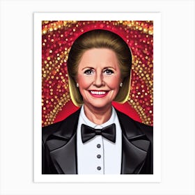 Patty Duke Illustration Movies Art Print