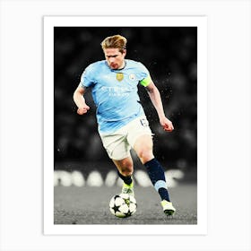 Kevin De Bruyne Of Manchester City 1 Art Print