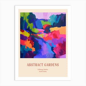 Colourful Gardens Callaway Gardens Usa 2 Red Poster Art Print