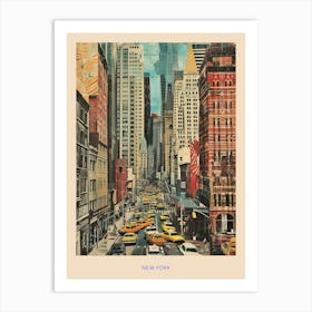 Kitsch New York Poster 2 Art Print