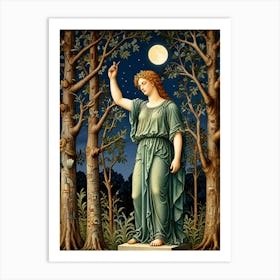 William Morris Aphrodite In The Woods Art Print