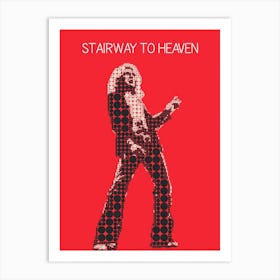 Stairway To Heaven Robert Plant Led Zeppelin Art Print
