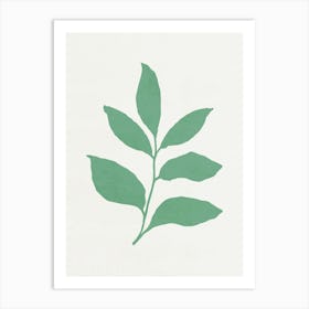 Minimalist Leaf 08 Art Print