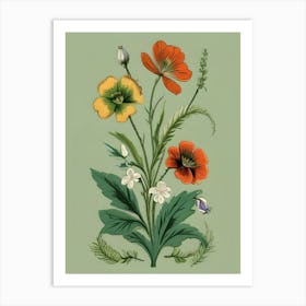 Wildflowers 1 Art Print