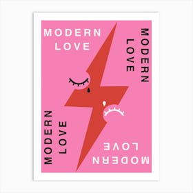 Modern Love, David Bowie Art Print